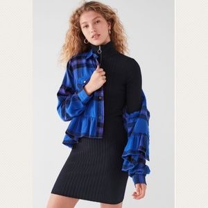 Urban Outfitters Peplum Flannel